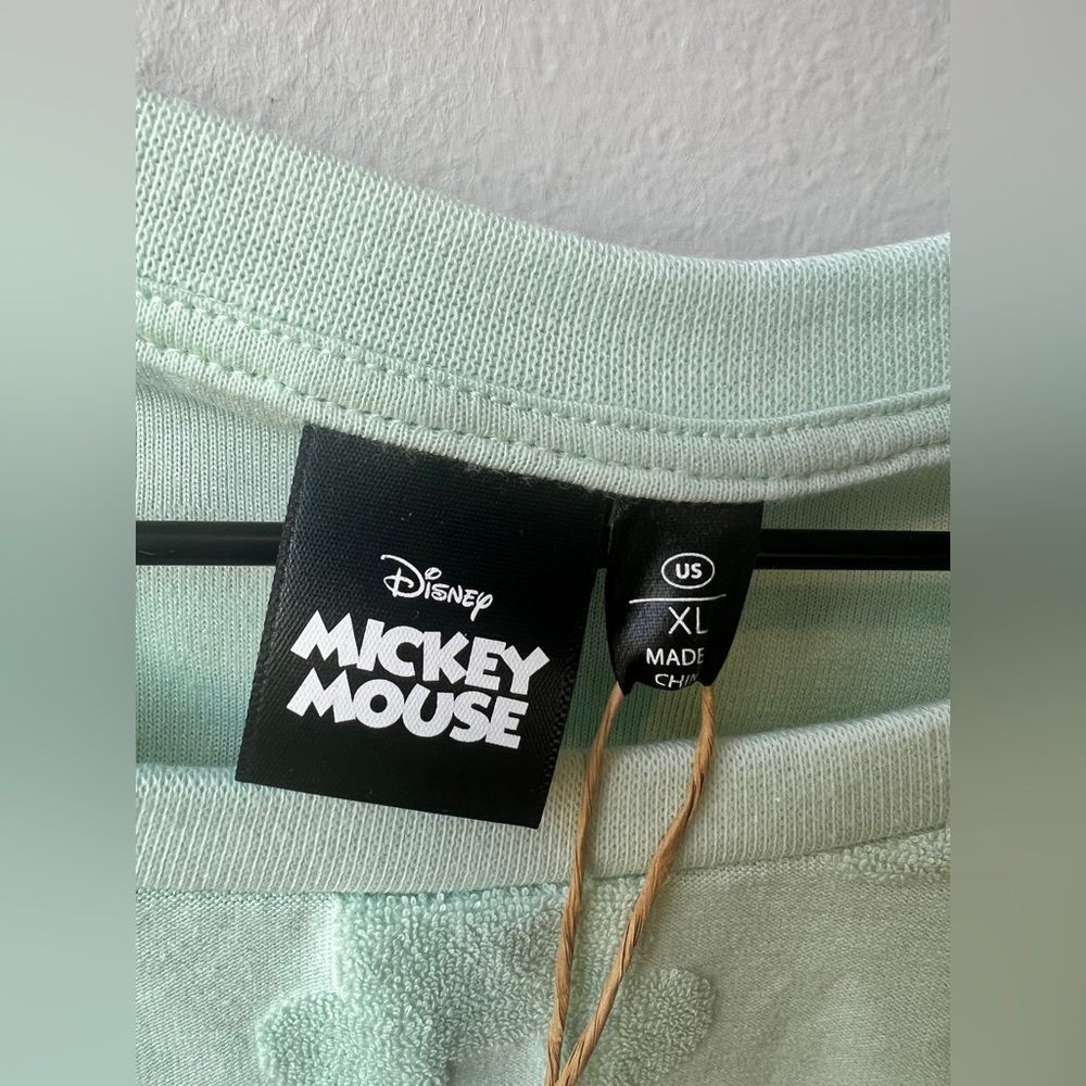 Disney Mickey Mouse Mint Green Drawstring Elastic… - image 4
